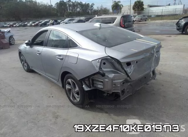 19XZE4F10KE019173 фото 3