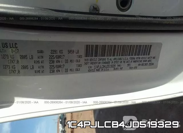 1C4PJLCB4JD519329 фото 9