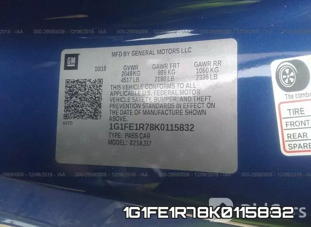 1G1FE1R78K0115832 фото 6