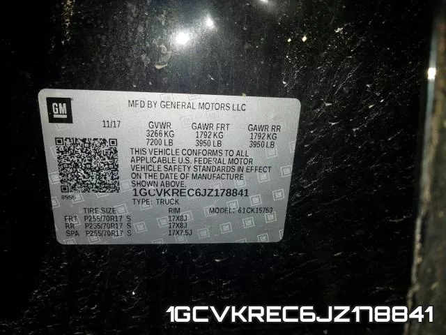 1GCVKREC6JZ178841 фото 2