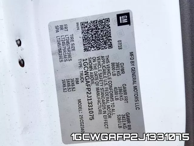 1GCWGAFP2J1331075 фото 2
