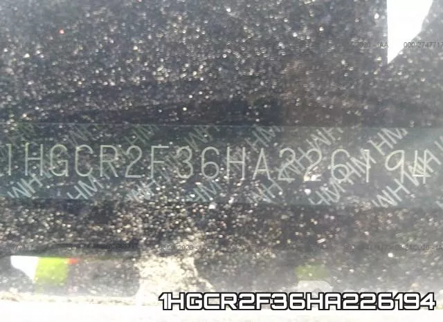 1HGCR2F36HA226194 фото 10