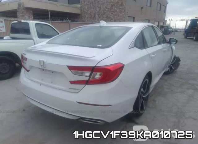 1HGCV1F39KA010725 фото 3