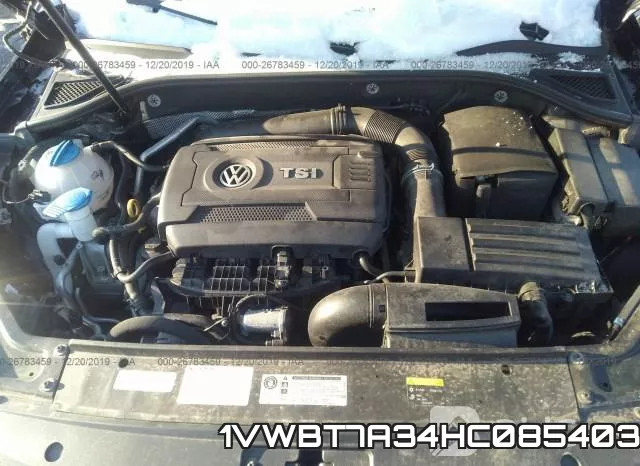 1VWBT7A34HC085403 фото 2