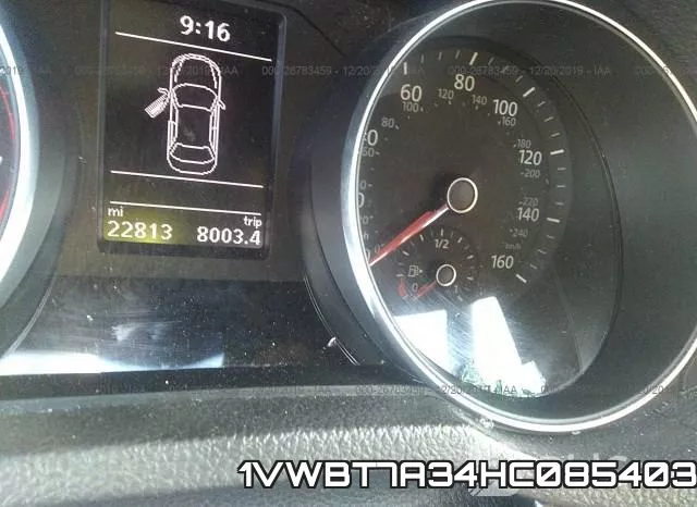 1VWBT7A34HC085403 фото 6