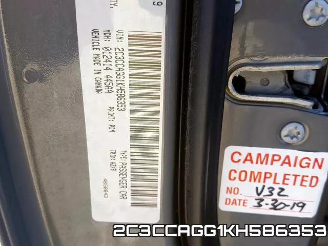 2C3CCAGG1KH586353 фото 2