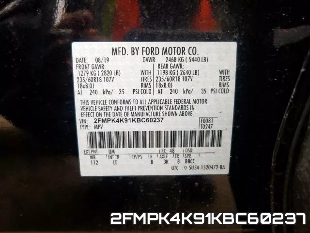 2FMPK4K91KBC60237 фото 2