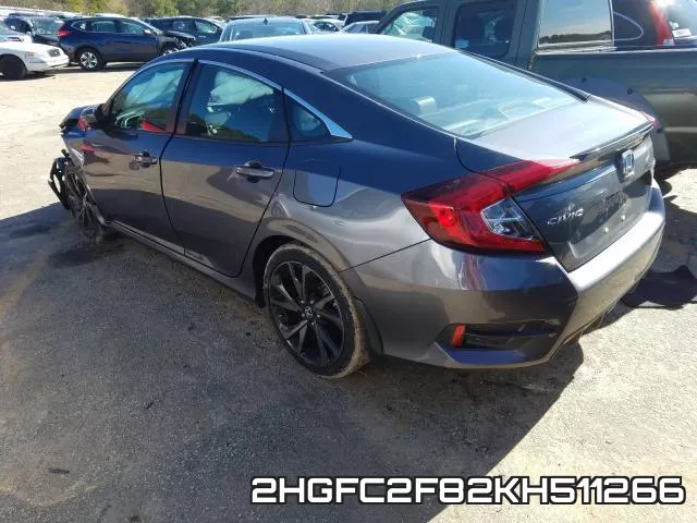 2HGFC2F82KH511266 фото 3