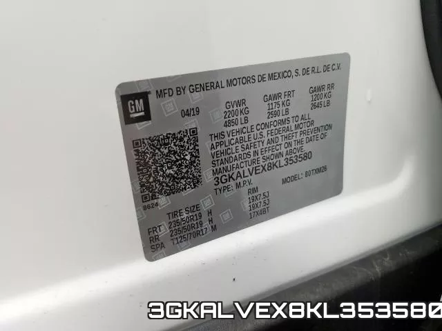 3GKALVEX8KL353580 фото 2