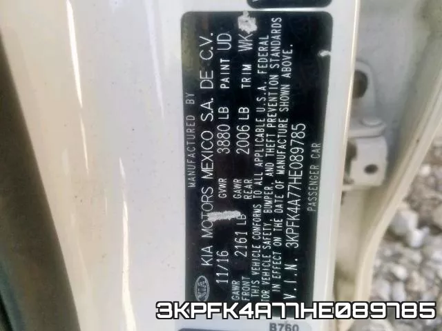 3KPFK4A77HE089785 фото 2
