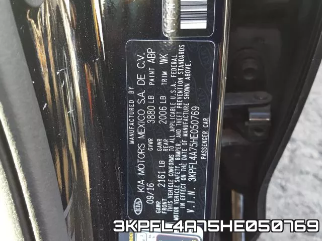 3KPFL4A75HE050769 фото 2