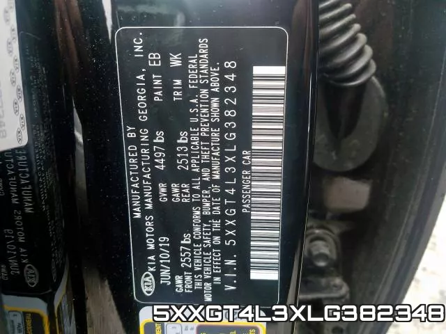 5XXGT4L3XLG382348 фото 2