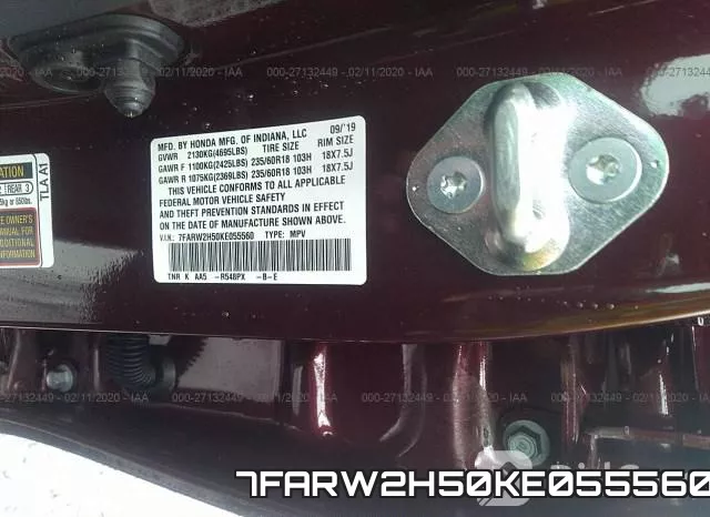 7FARW2H50KE055560 фото 5