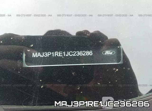 MAJ3P1RE1JC236286 фото 8