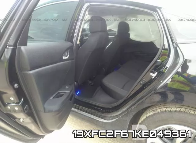 19XFC2F67KE049361 фото 4