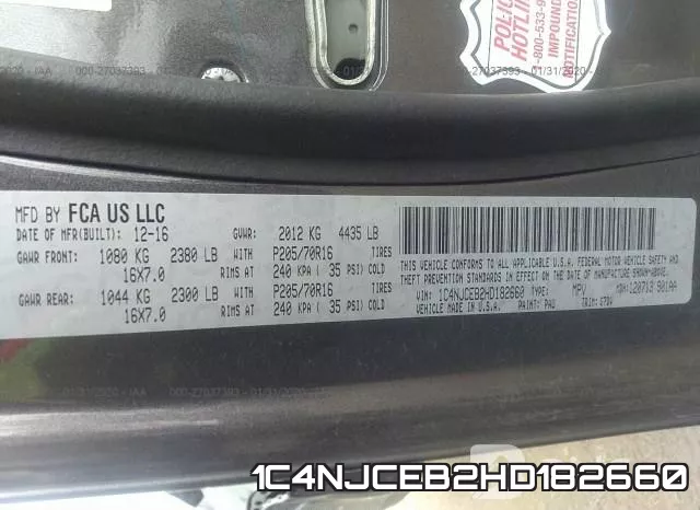 1C4NJCEB2HD182660 фото 7