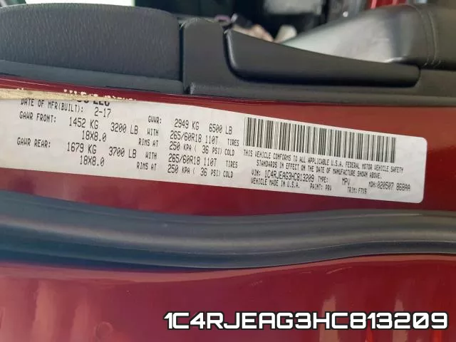 1C4RJEAG3HC813209 фото 2