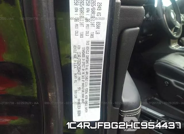 1C4RJFBG2HC954437 фото 6
