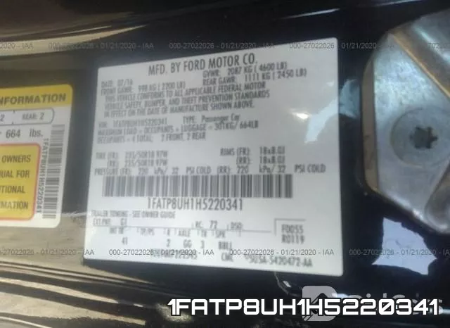 1FATP8UH1H5220341 фото 8