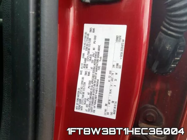 1FT8W3BT1HEC36004 фото 2