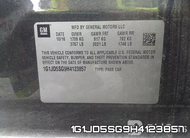 1G1JD5SG9H4123857 фото 8