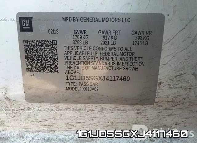 1G1JD5SGXJ4117460 фото 6