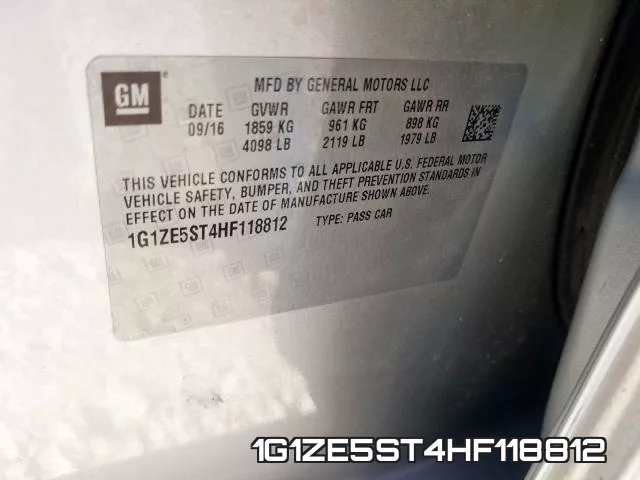 1G1ZE5ST4HF118812 фото 2