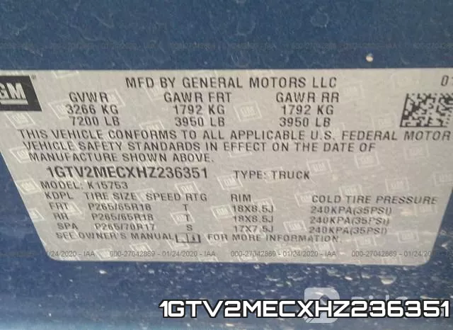 1GTV2MECXHZ236351 фото 4