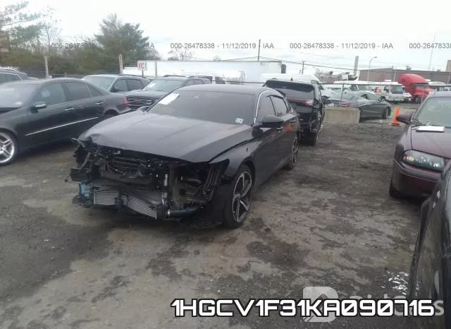 1HGCV1F31KA090716 фото 2