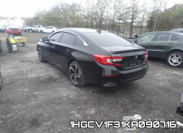 1HGCV1F31KA090716 фото 3