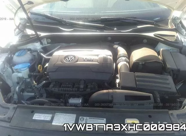 1VWBT7A3XHC000984 фото 2
