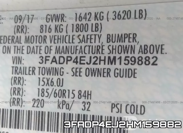 3FADP4EJ2HM159882 фото 10