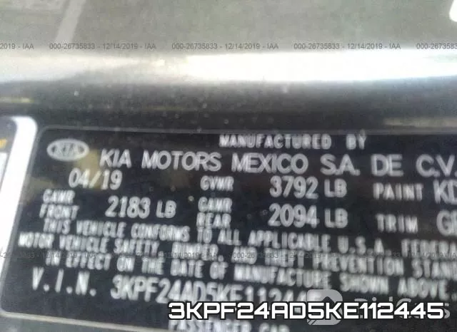3KPF24AD5KE112445 фото 7