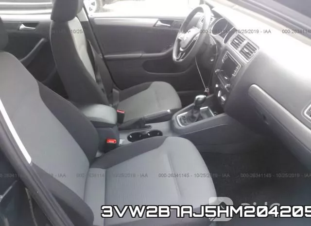3VW2B7AJ5HM204205 фото 5
