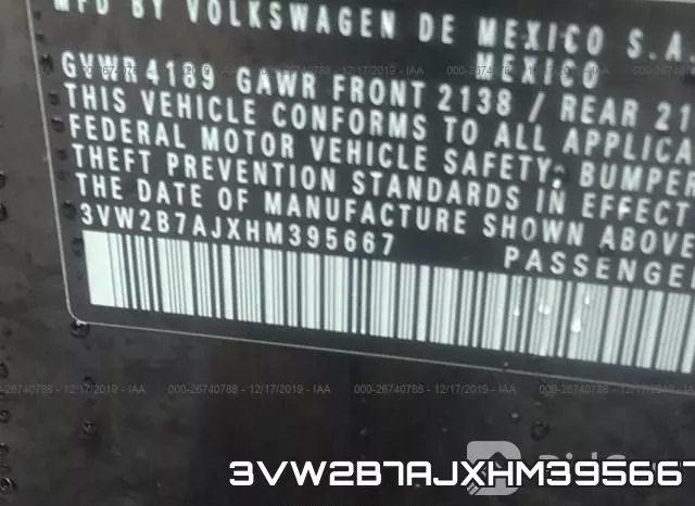 3VW2B7AJXHM395667 фото 8
