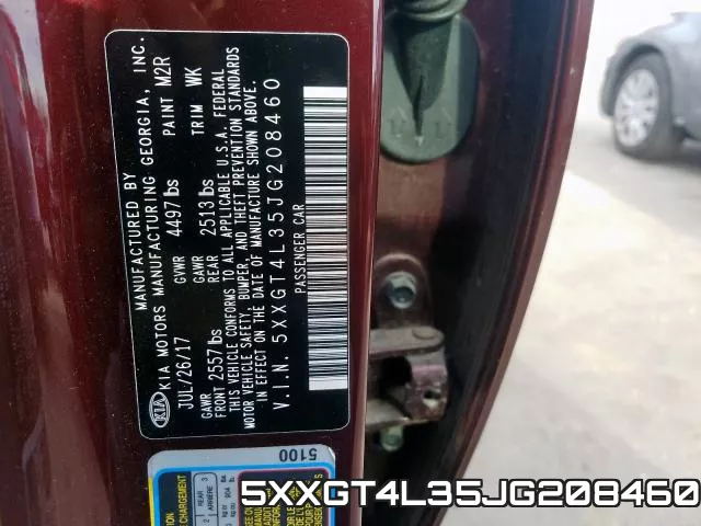 5XXGT4L35JG208460 фото 2