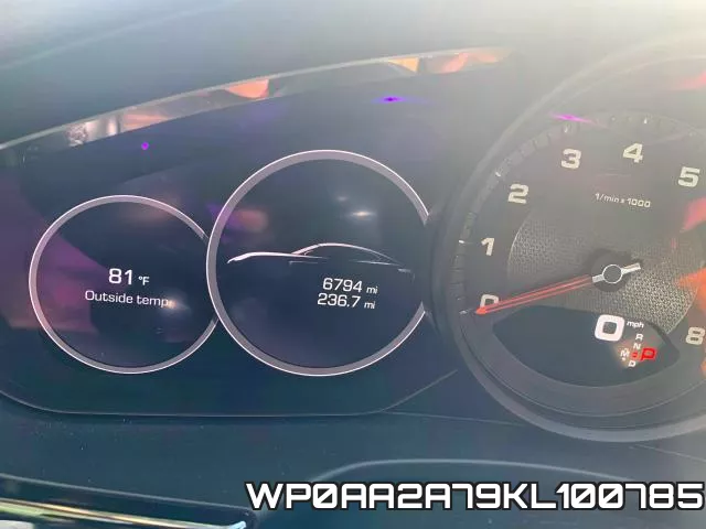 WP0AA2A79KL100785 фото 7