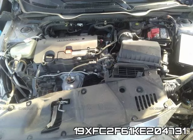 19XFC2F61KE204731 фото 2
