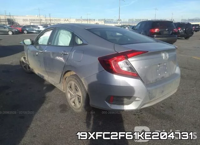 19XFC2F61KE204731 фото 3