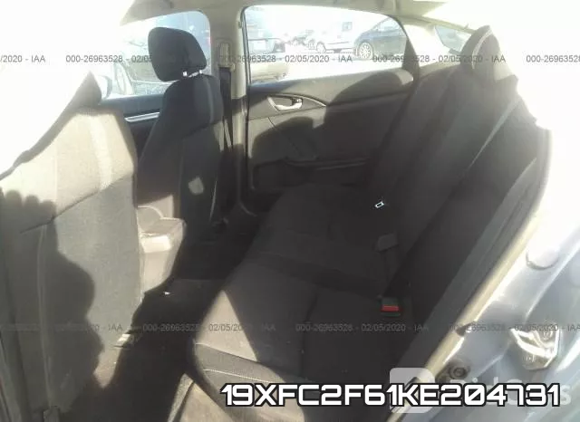 19XFC2F61KE204731 фото 6