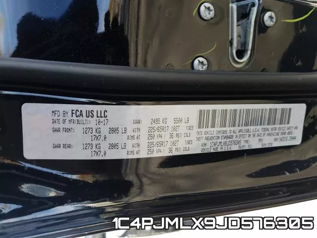 1C4PJMLX9JD576305 фото 2