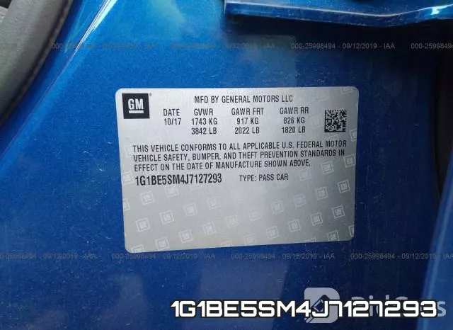 1G1BE5SM4J7127293 фото 9