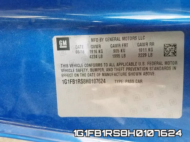 1G1FB1RS8H0107624 фото 2