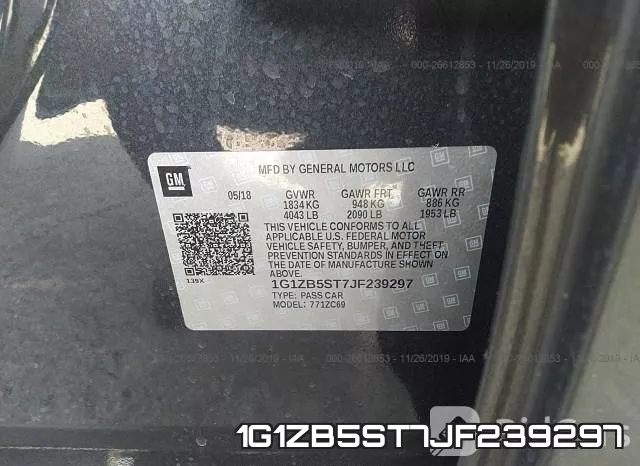 1G1ZB5ST7JF239297 фото 7