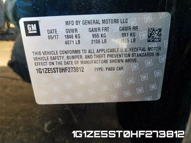 1G1ZE5ST0HF273812 фото 2