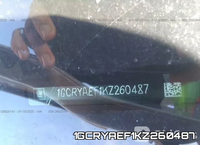 1GCRYAEF1KZ260487 фото 7