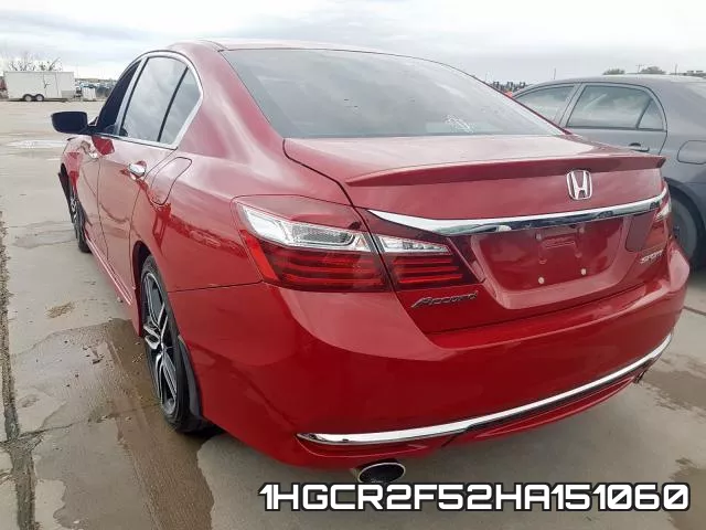 1HGCR2F52HA151060 фото 3