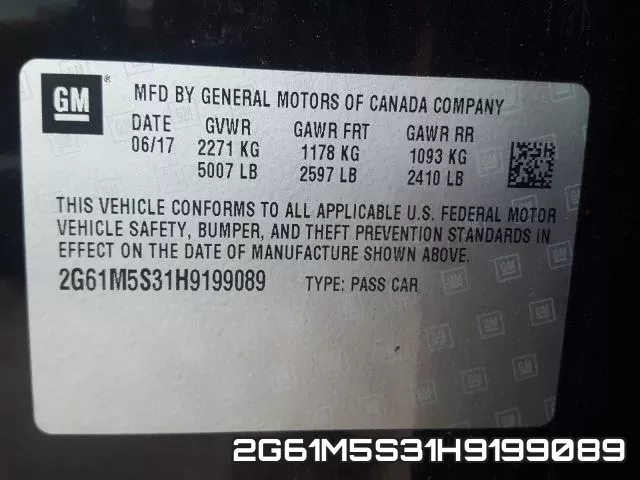 2G61M5S31H9199089 фото 2