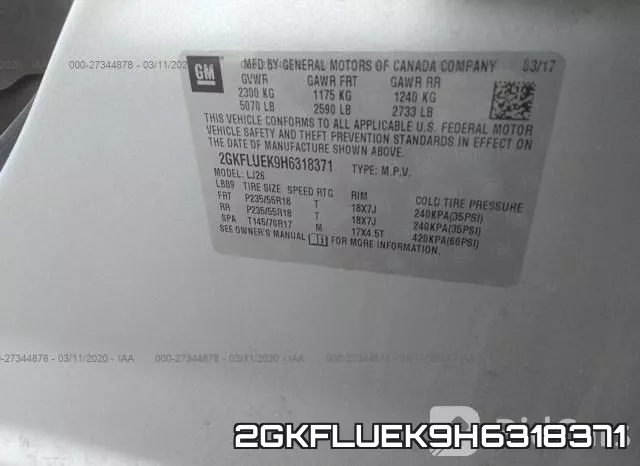 2GKFLUEK9H6318371 фото 8