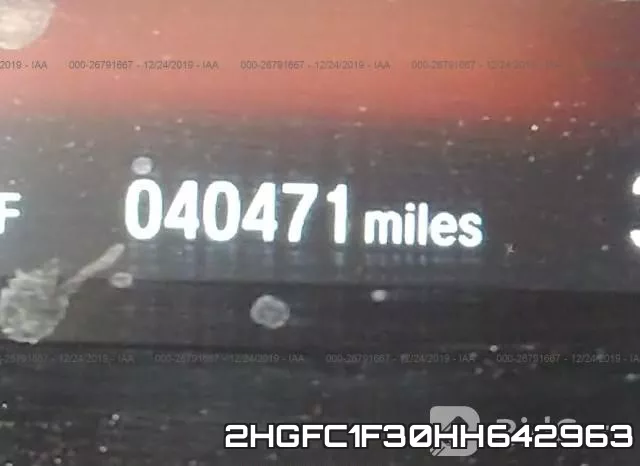 2HGFC1F30HH642963 фото 6